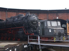 Im Sächsischen Eisenbahnmuseum Chemnitz
