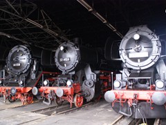 Im Sächsischen Eisenbahnmuseum Chemnitz