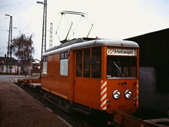 Das Gnadenbrot verdienten sich einige K-Wagen als Arbeitswagen, hier K-2014 in Heddernheim
