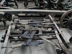 Die Handbremsanlage hat schon einiges an Gewicht