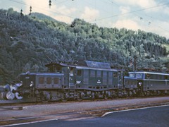 1020 der ÖBB in grüner Lackierung
