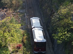 Die Strecke Von der Bergstation aus gesehen