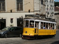Die Calcada de Nova Sao Francisco hinauf..