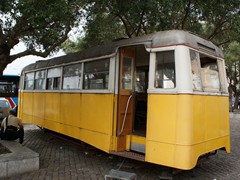 Ein ausrangierter Beiwagen als Personalraum