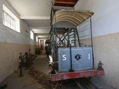 Wie dieser Oberleitungswagen