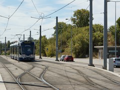 Die Wendeanlage an der Station Corroios