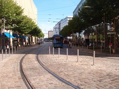 Ausfahrt aus der "Zentralhaltestelle"