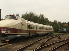 "Honnies" Express nach Pankow VT18.16.03 im Eisenbahnmuseum Sachsen