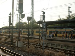 ...und hinter dem Hauptbahnhof in Karlsruhe