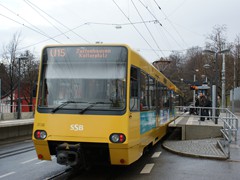 Einfahrt in die Station