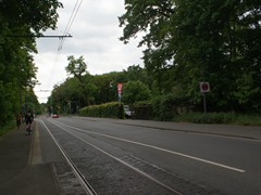 Auf freier Strecke mit eigener Spur