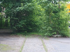So sah das schnöde Ende der Strecke am Oberforsthaus 2014 aus