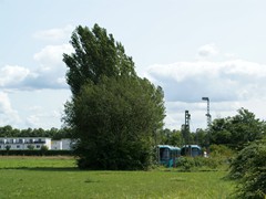 2017 als dann die Abnahme des Stellwerks erfolgte waren es dann schon U-5 Wagen die an der Heerstraße übernachteten