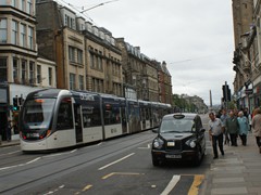 Neben Tram und Bus wird auch das Taxi genutzt