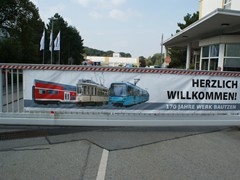 Früher Waggonbau, jetzt Herstellung von Straßenbahnen