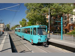 Während des Umbaus pendelte die U5 zwischen Preungesheim und Eckenheim.