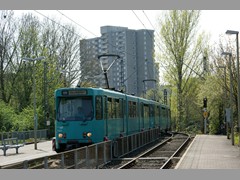 Einfahrt in die alte Station