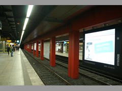 Die erste unterirdische Station ist dann die Konstablerwache