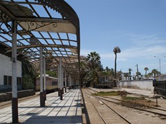 Das sind die Gleisanlagen des Bahnhofs